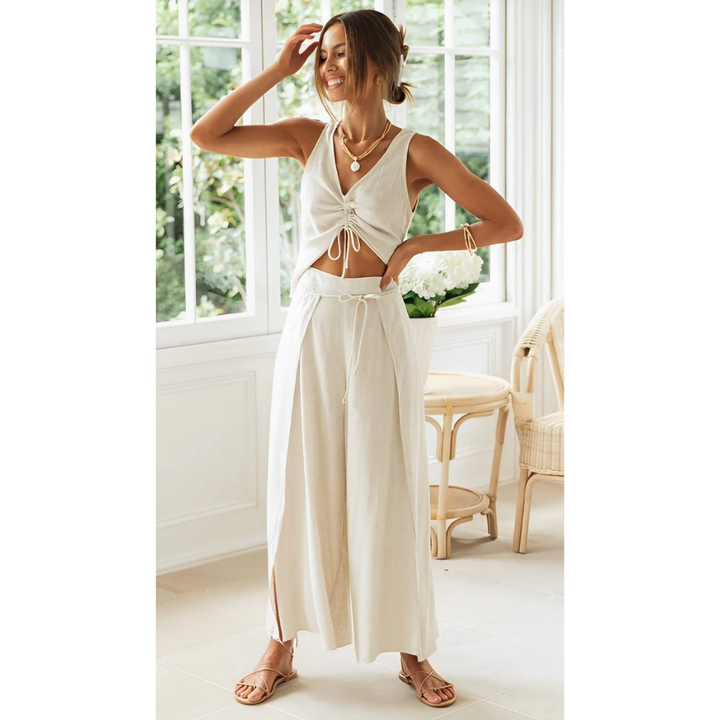 Levoire | Tenue Été Femme Blanc cassé
