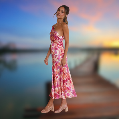 Levoire | Robe élégante à épaule unique