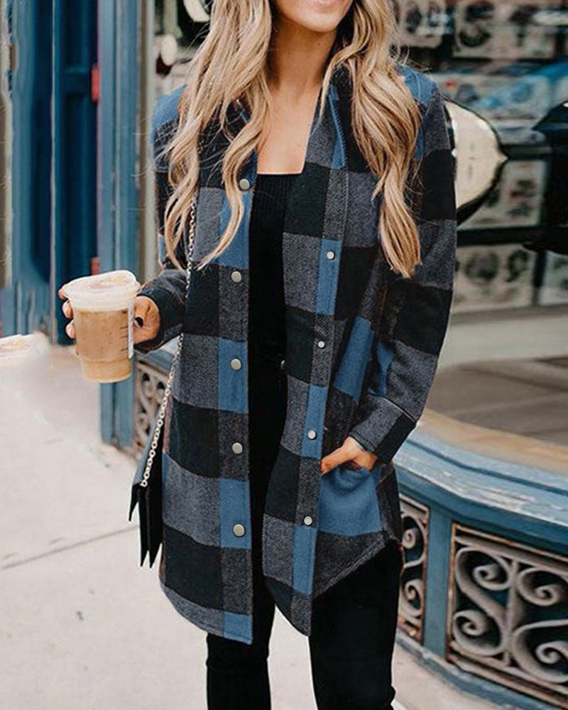 Levoire | Manteau mi-long Bleu