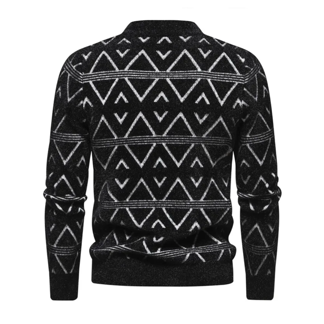 Levoire | Pull Imprimé Hommes Chaud