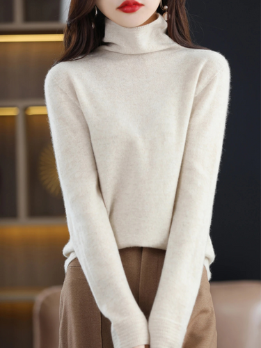 Levoire | Pull en cachemire Pull à col rond pour femmes Pull en tricot doux et confortable