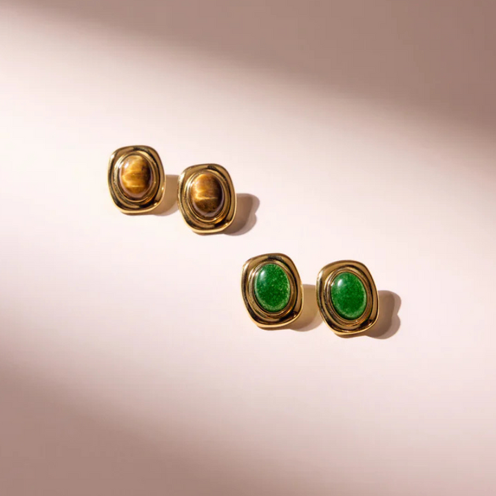 Levoire | Boucles D'Oreilles Viininkorjuu En Pierre Précieuse