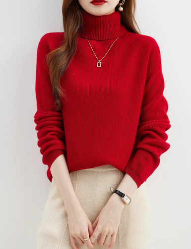 Levoire | Pull en Cachemire pour Femmes Pull à Col Cambré, Chaud & Confortable