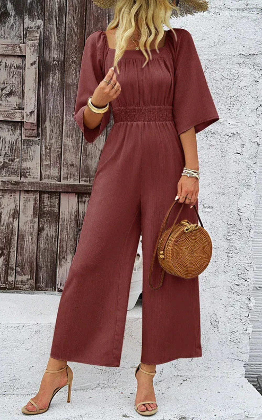 Levoire | Pantalon Élégant Et Bohème Pour Femmes Braun