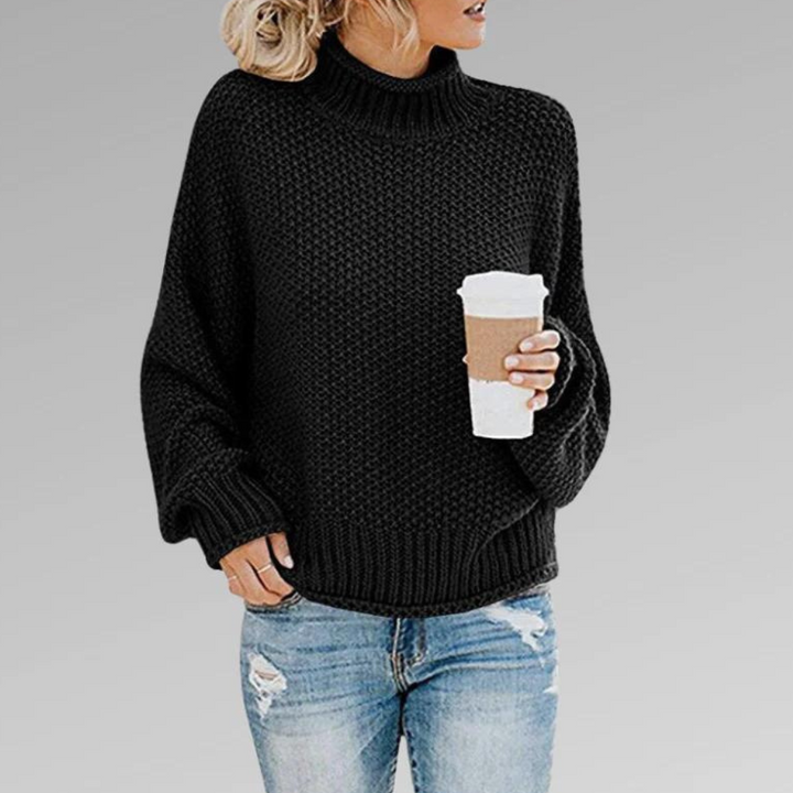 Levoire | Le pull en tricot scandinave Noir