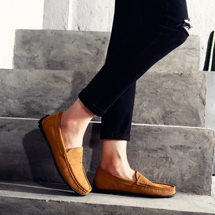 Levoire | Mocassin effet cuir suédé
