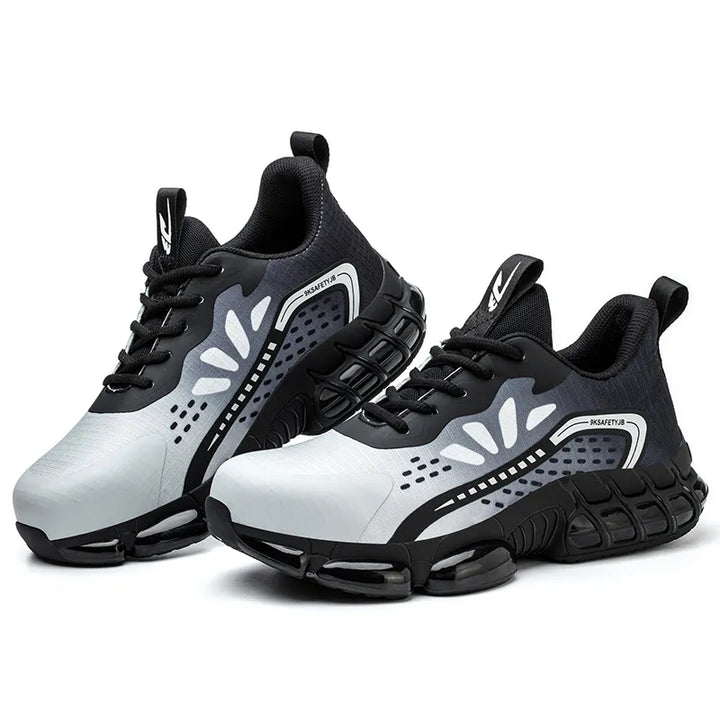 Levoire | Chaussures De Sécurité Futuristes Pour Hommes Avec Semelle 3D Gris