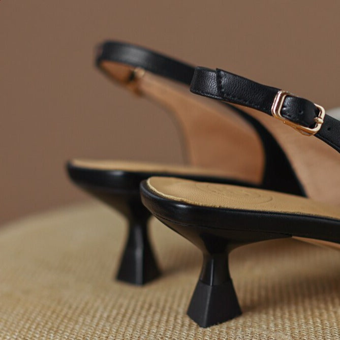 Levoire | Sandales À Talon À Bout Pointu Pour - Femmes - Confortable Noir