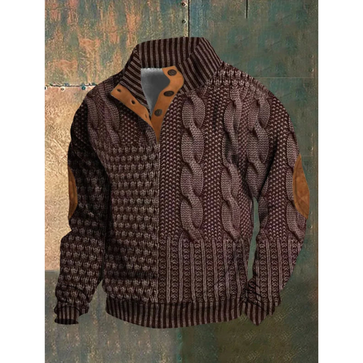 Levoire | Pull en tricot pour hommes pour les jours frais Toit pourri