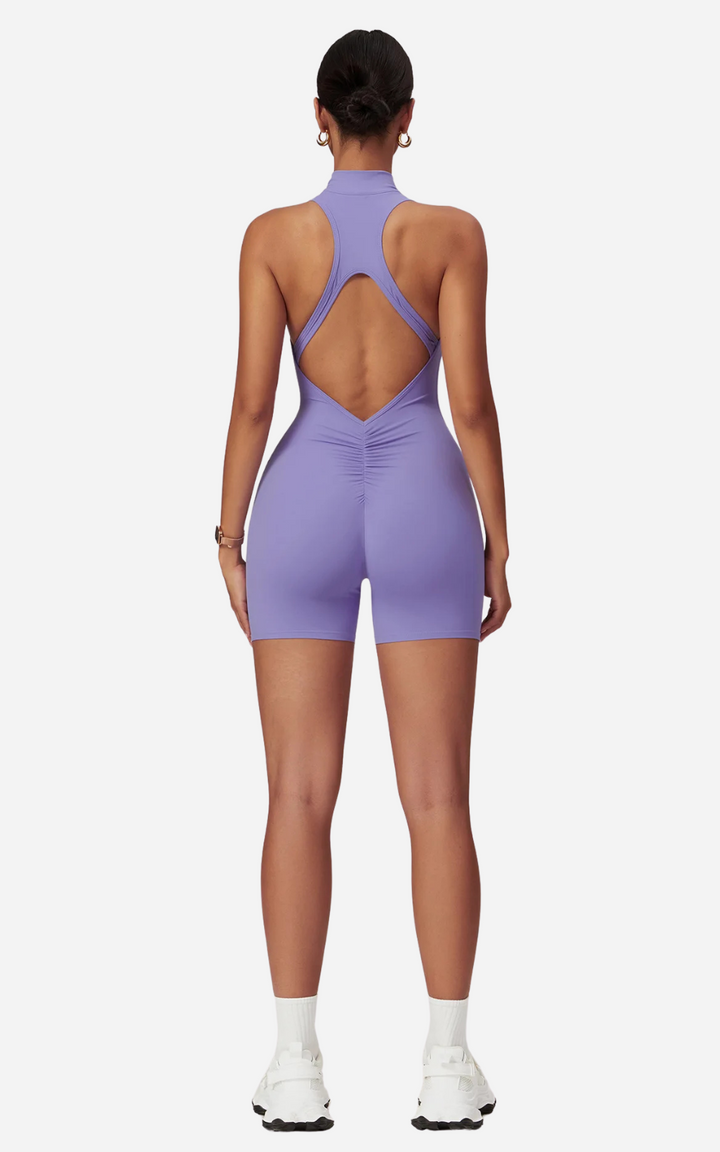Levoire | T-Shirt De Sport À Dos Nu Pour Femmes À Manches Courtes