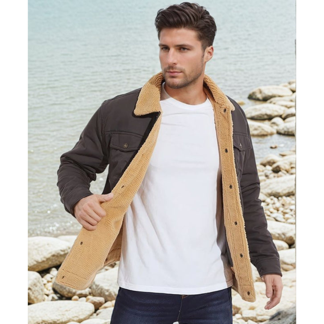 Levoire | Blazer Long Élégant Femme Vert