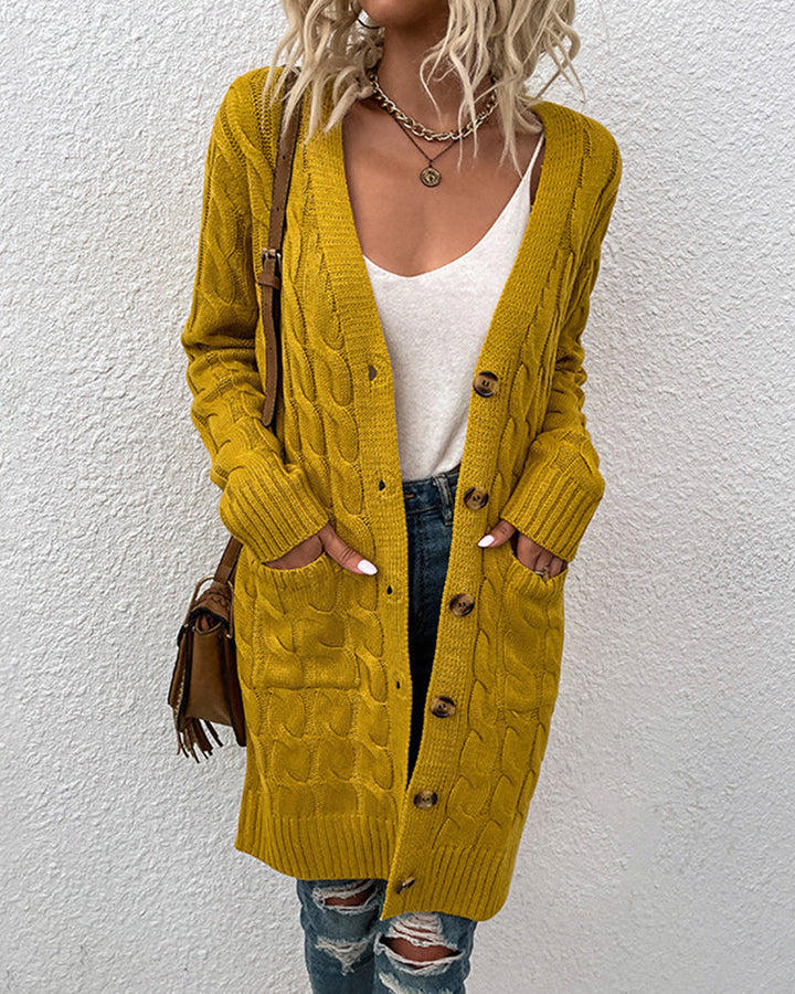 Levoire | Pull-Over À Manches Longues En Matériau Confortable Jaune