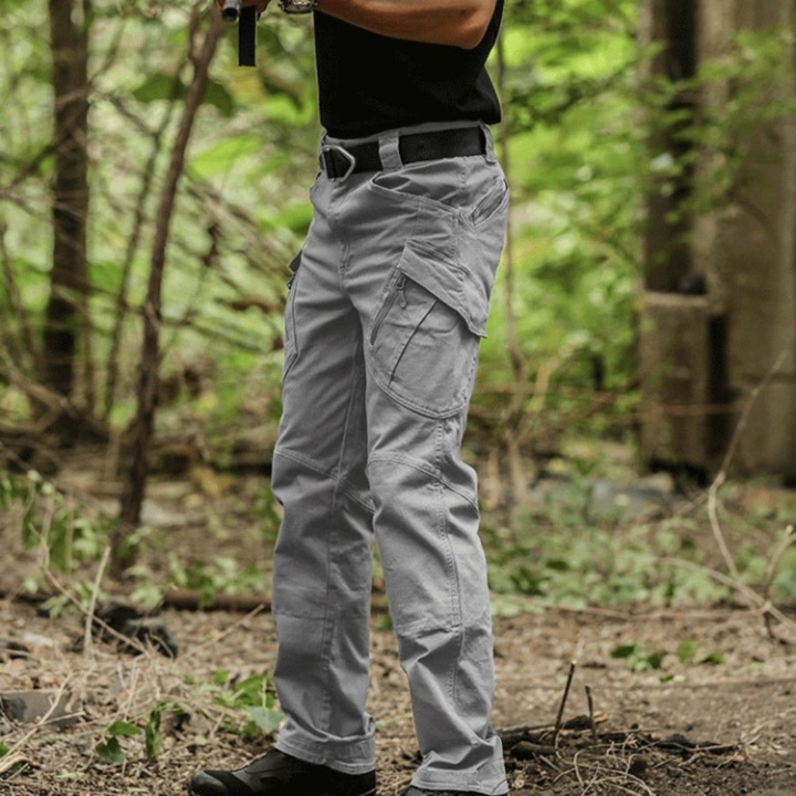 Levoire | Pantalon Cargo Homme Baggy Coupe Ample Gris