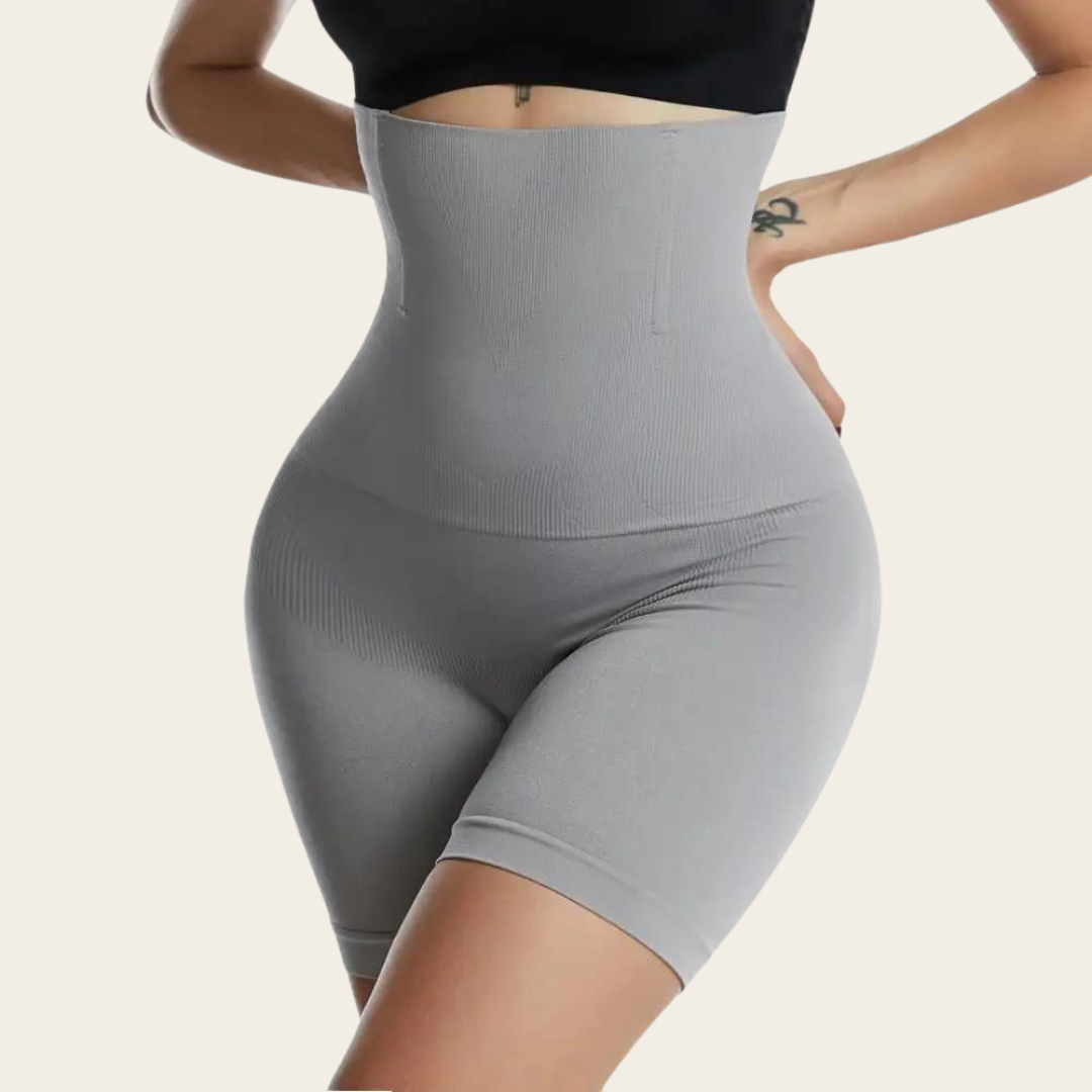 Levoire | Culotte courte taille haute Gris
