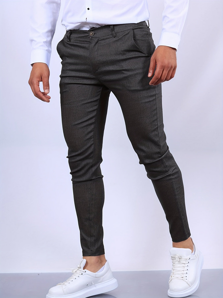Levoire | Pantalon Chino Élégant pour Hommes, Style et Confort Gris foncé