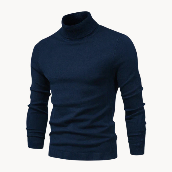 Levoire | Pull en soie Bleu foncé