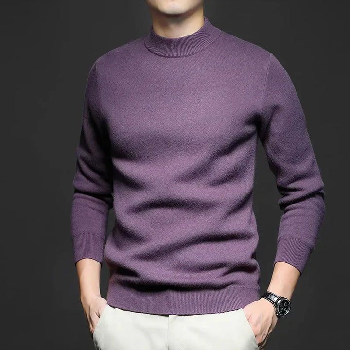 Levoire | Polo en maille fine pour hommes Violet