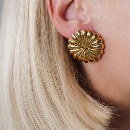 Levoire | Sunshine Printemps Boucles D'Oreilles Or 40 mm