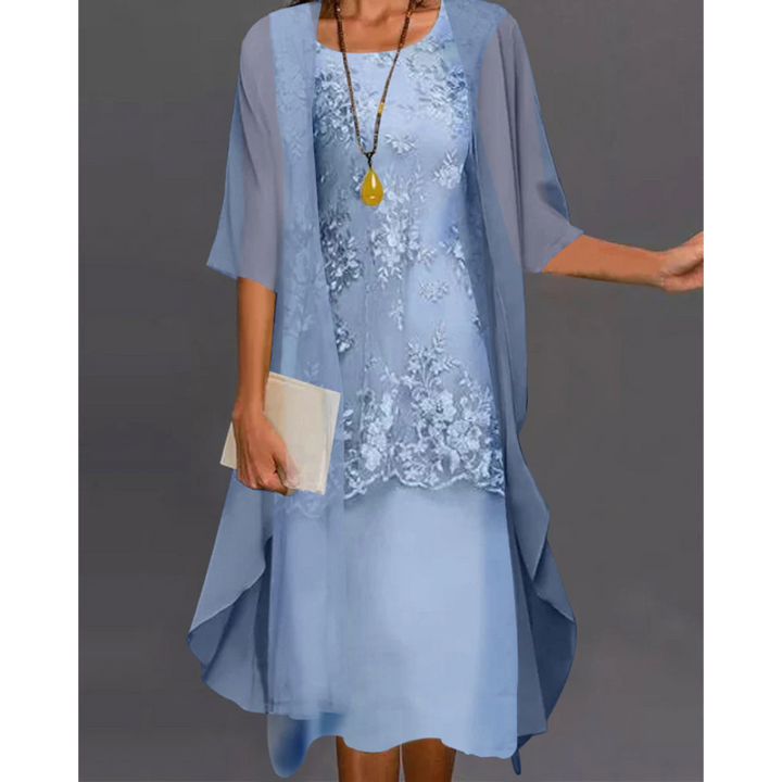 Levoire | Robe Midi Pour Femmes Bleu ciel