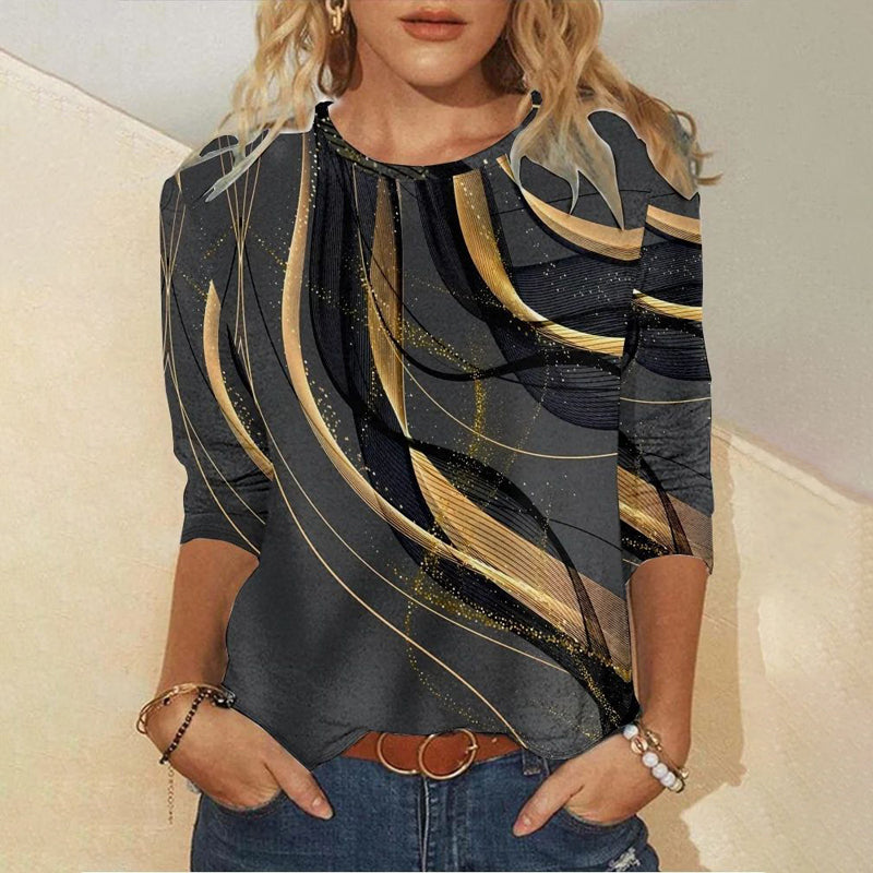 Levoire | T-Shirt Décontracté Vintage Multicolore