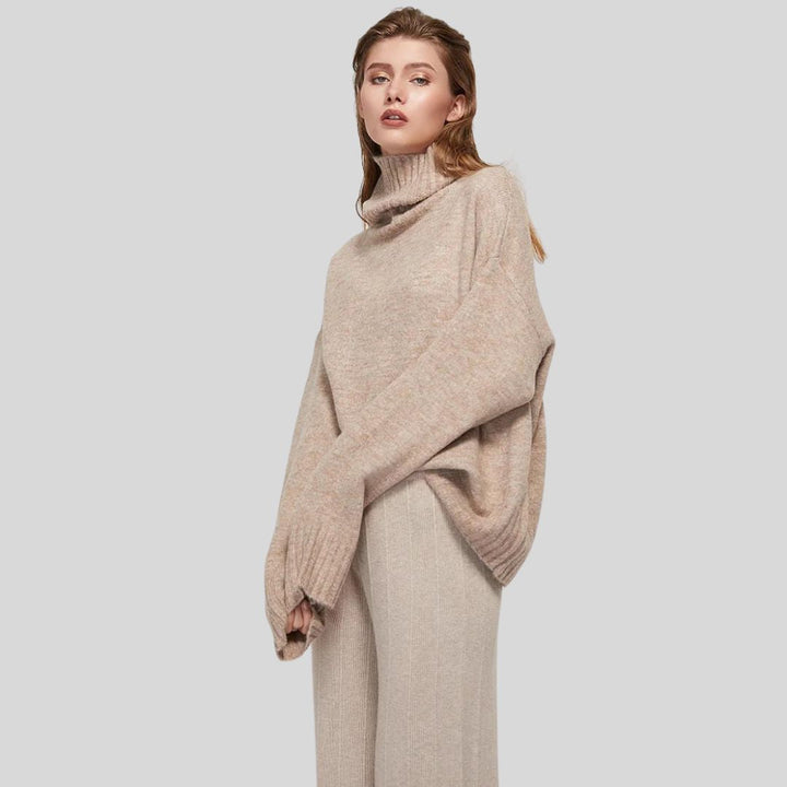 Levoire | Pull Printemps Toucher Cachemire Femme Khaki Une taille pour tous