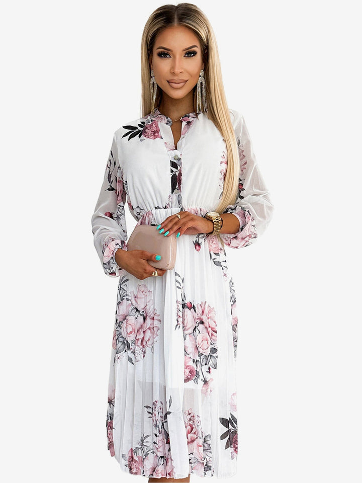 Levoire | Robe Avec Imprimé Floral Et Décolleté Profond Pour Un Look Tendance