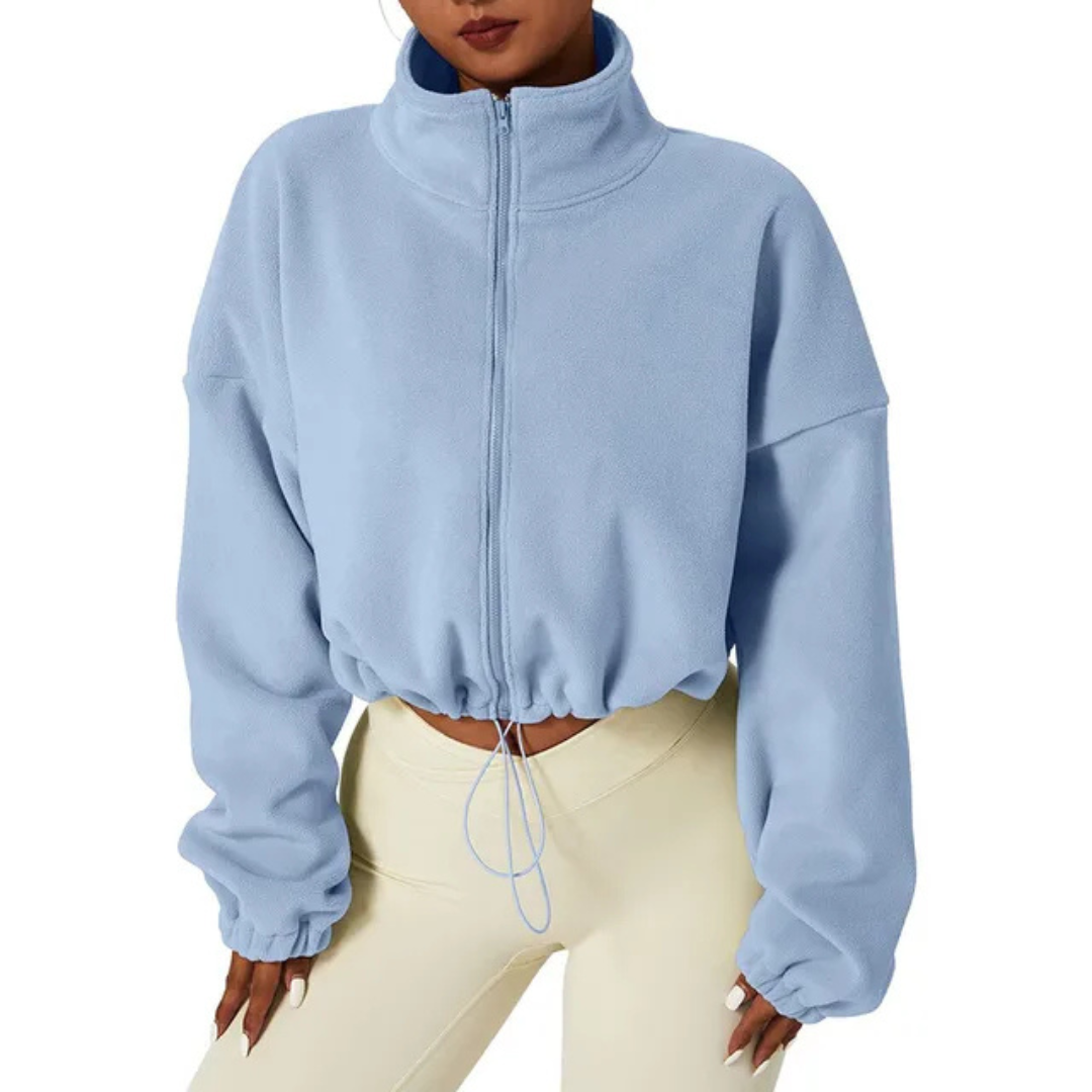 Levoire | Veste En Polaire Pour Femmes Chaude Bleu