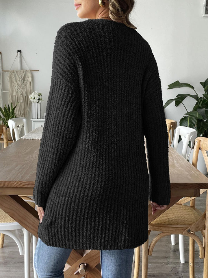 Levoire | Cardigan Ouvert Avec Fermeture À Nœud Manches Longues