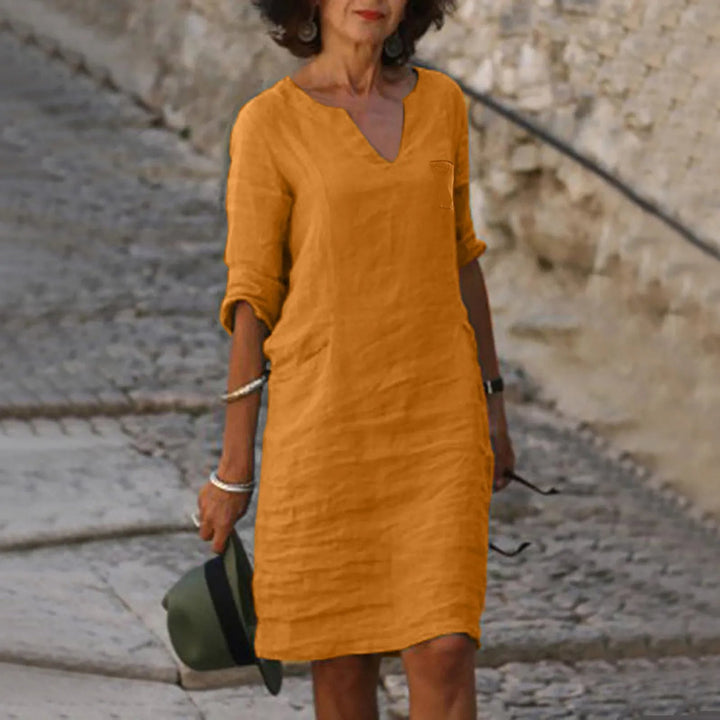 Levoire | Élégante Et Stylistique Robe orange