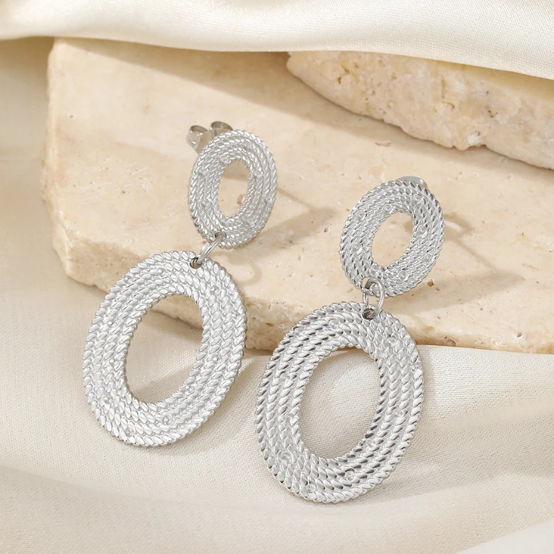 Levoire | Boucles D'Oreilles Ovales Minimalistes