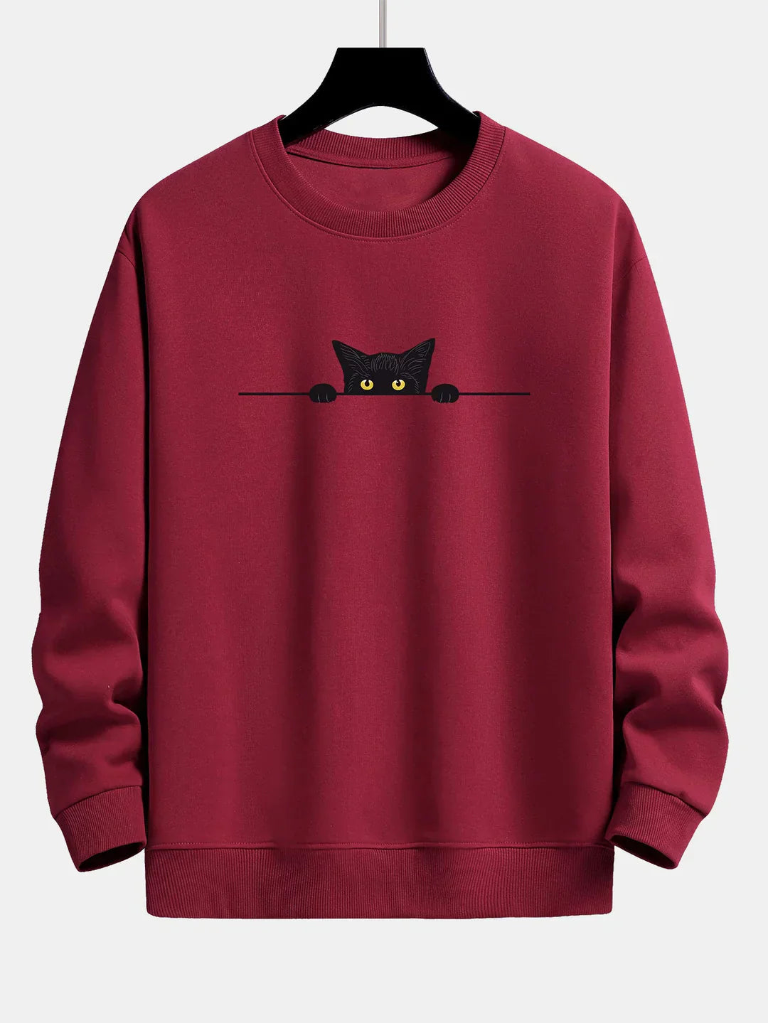 Levoire | Sweat-shirt confortable pour les jours décontractés Bordeaux