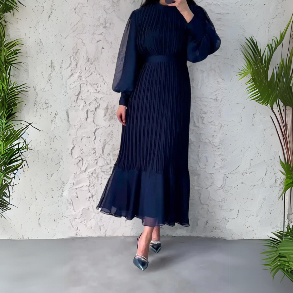 Levoire | Robe Avec Jupe Plissée Longue