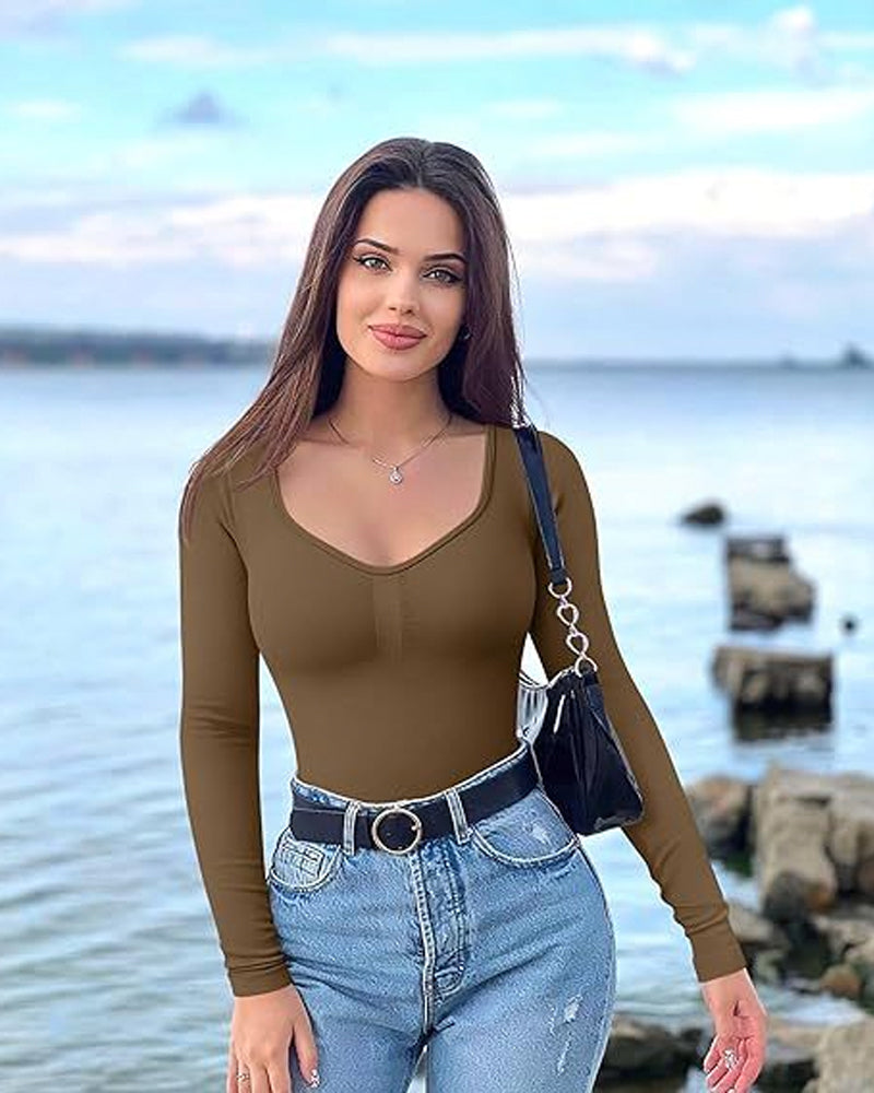 Levoire | Bodysuit À Décolleté En V Modelant