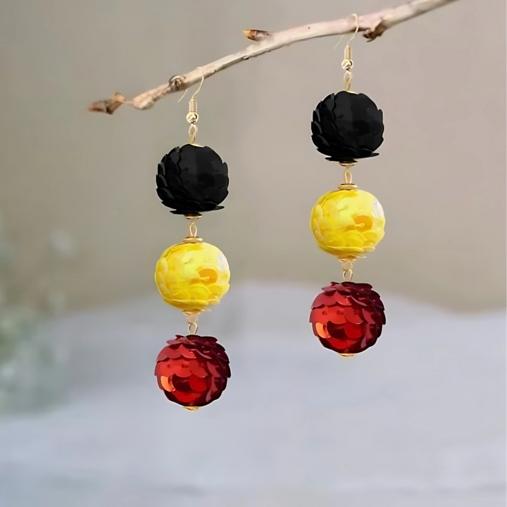 Levoire | Clover Boucles D'Oreilles Tiput Élégantes Multicolore 11 cm