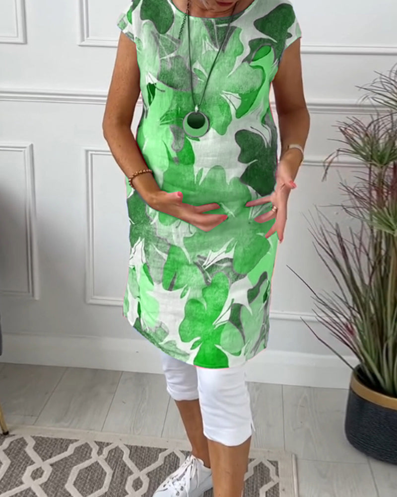 Levoire | Robe De Loisir Pour Femmes Avec Des Fleurs