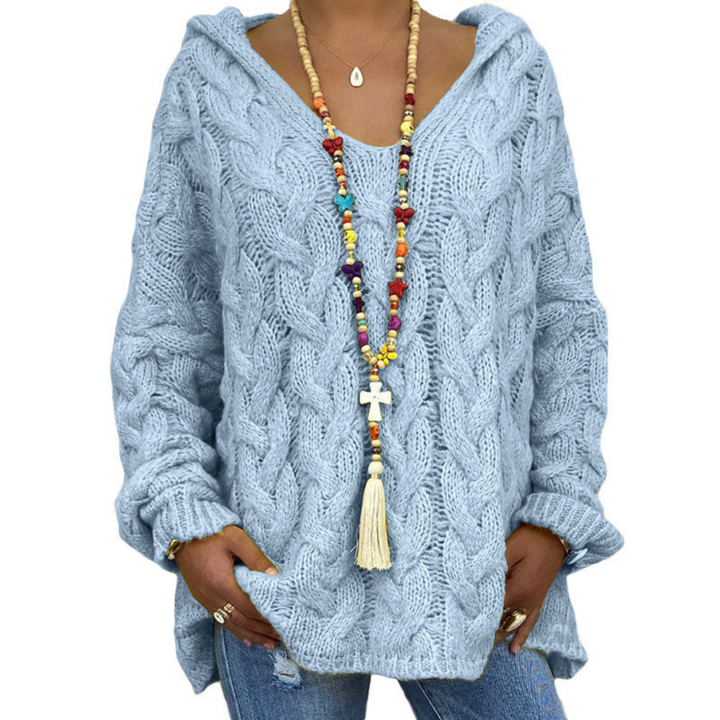 Levoire | Pull à manches longues pour femmes confortable Bleu clair