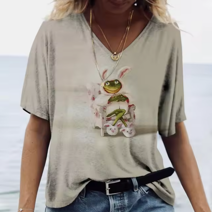 Levoire | T-Shirts En Couleurs Avec Imprimé De Lapin Couleur 8