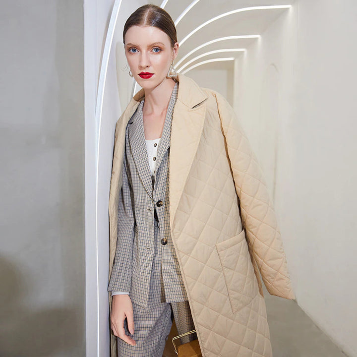 Levoire | Manteaux Avec Ceinture Pour Femmes Khaki