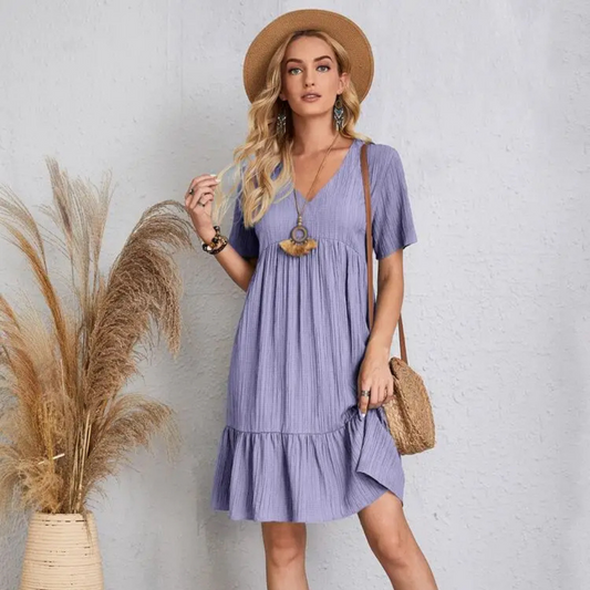 Levoire | Robe rétro à décolleté en V