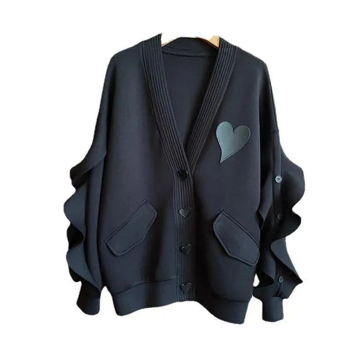 Levoire | Veste Large Femme Avec Bretelles En Dentelle