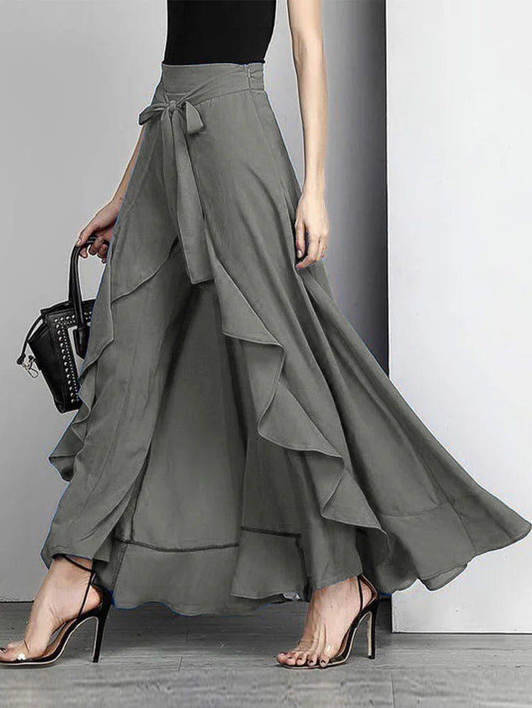 Levoire | Pantalons Palazzo Détente Pour Femmes Gris
