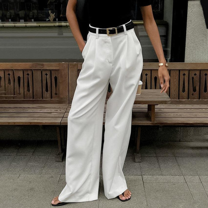 Levoire | Pantalon Taille Haute Blanc