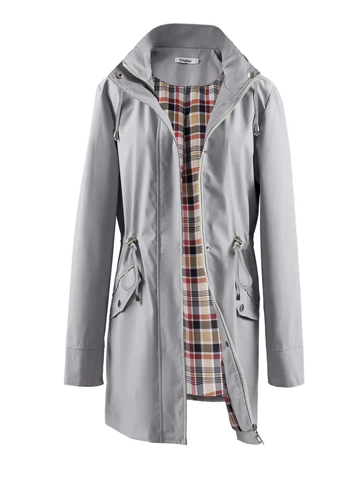 Levoire | Veste De Pluie Longue Légère Argent gris