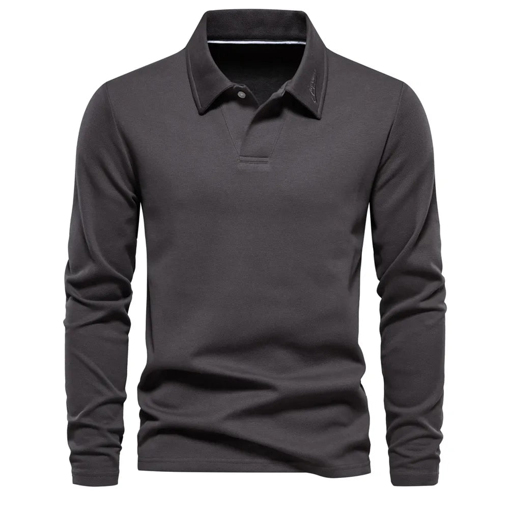 Levoire | Pull Polo Stylé Gris