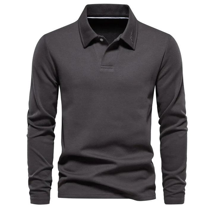 Levoire | Pull Polo Stylé Gris