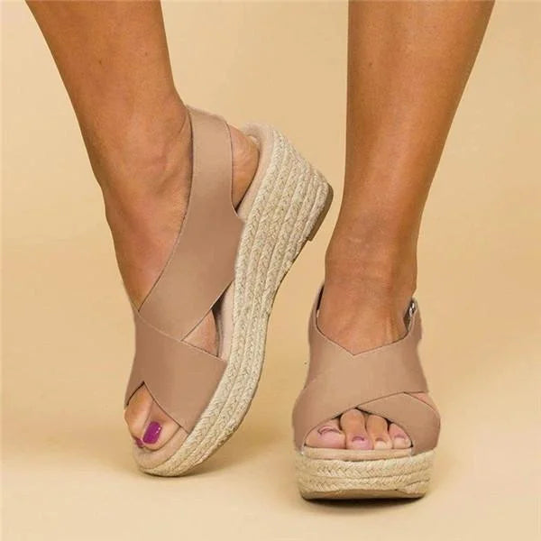 Levoire | Sandales Rembourrées Élégantes Confort Supplémentaire Khaki