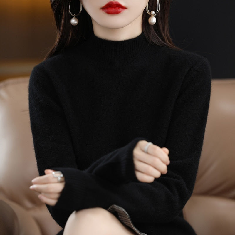 Levoire | Pull Avec Sensation Cachemire Noir