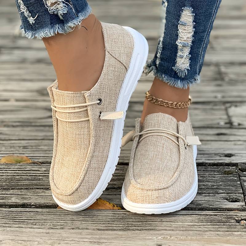 Levoire | Sneaker En Tissu Beige