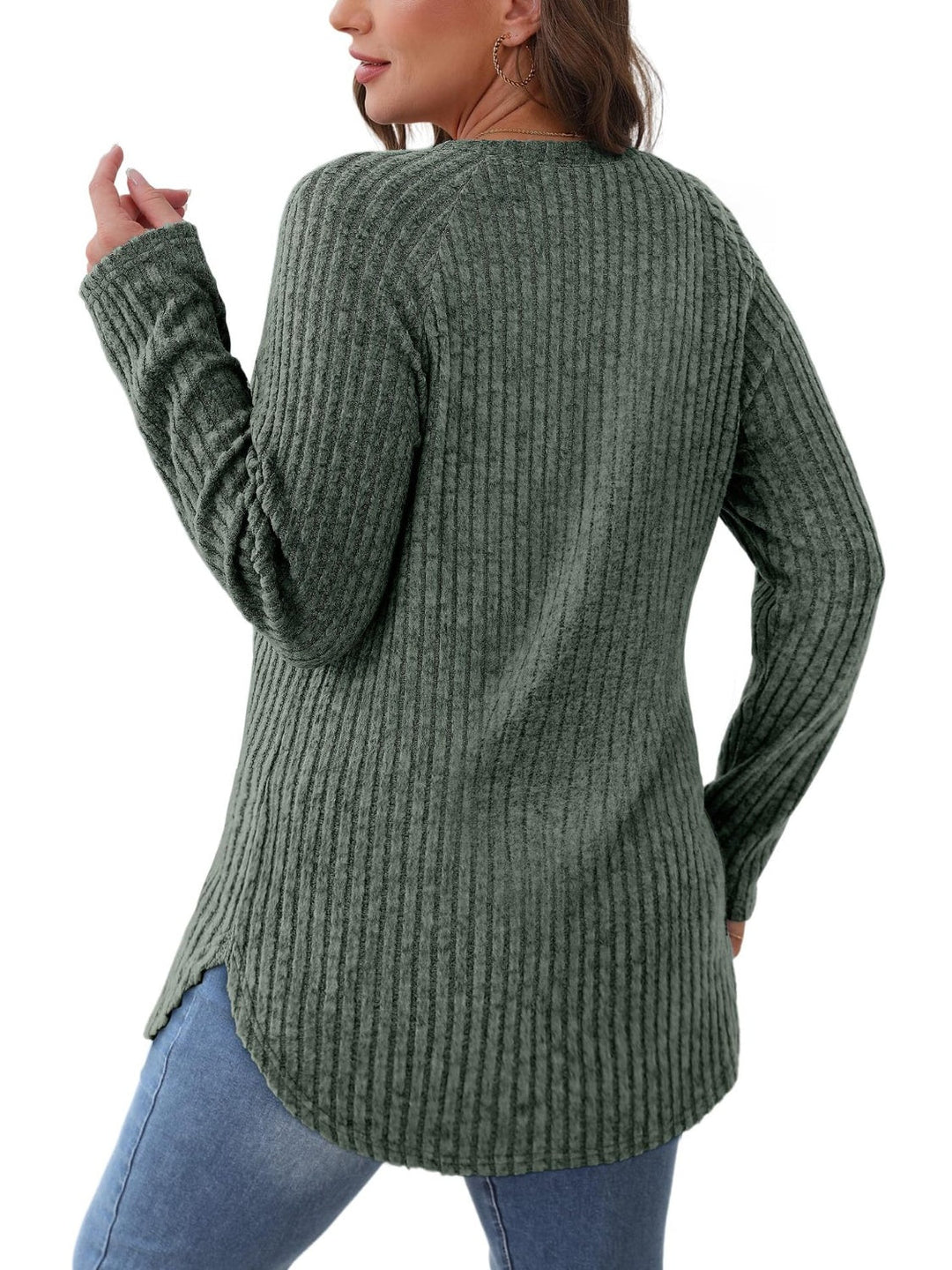 Levoire | Col rond T-shirt à manches raglan
