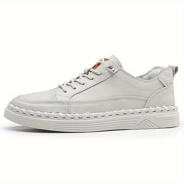Levoire | Sneakers Décontractés Faits À La Main En Couleur Unie Couleur beige